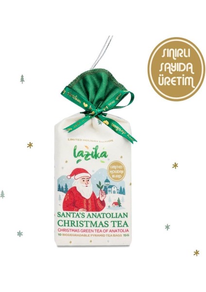 Hediyelik Yılbaşı Yeşil Çayı modelleri