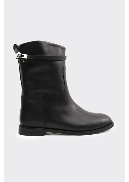 25112 Kadın Hakiki Deri Bot