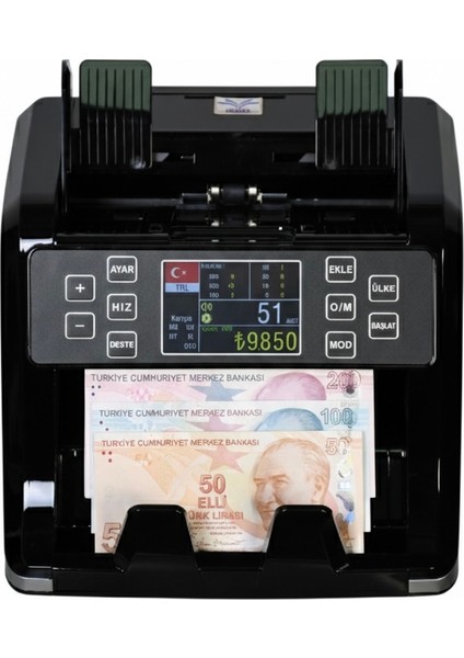 110 Üstten Beslemeli Ofis Tipi Para Sayma Makinesi