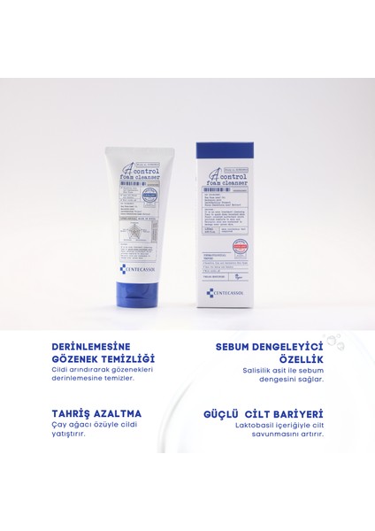 Çay Ağacı Yaprağı Özü İçeren Akne ve Gözenek Karşıtı, Sebum Dengeleyici Vegan Temizleme Köpüğü fırsatları