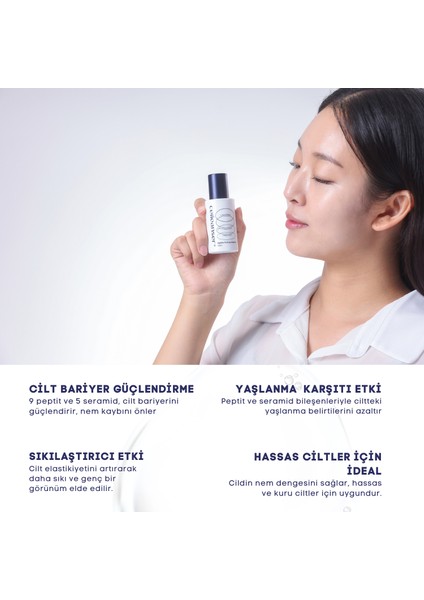 9 Çeşit Peptit ve 5 Çeşit Seramid İçeren Besleyici, Onarıcı, Nemlendirici Serum fiyatları