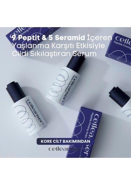 9 Çeşit Peptit ve 5 Çeşit Seramid İçeren Besleyici, Onarıcı, Nemlendirici Serum indirimleri