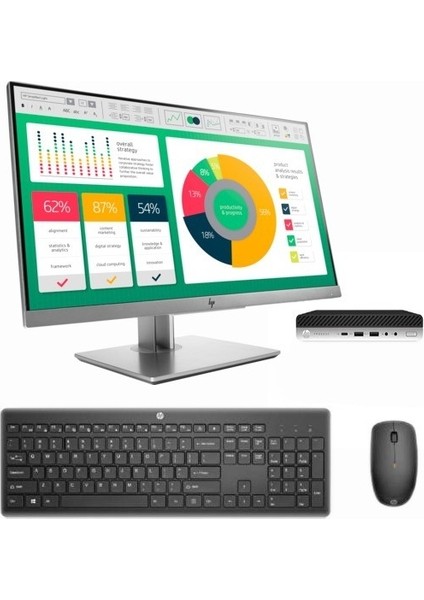 Premier Center İ5-7500T 256GB M2 8gb 3200MHZ 22'' Wıfı + W11P +OFFICE2024