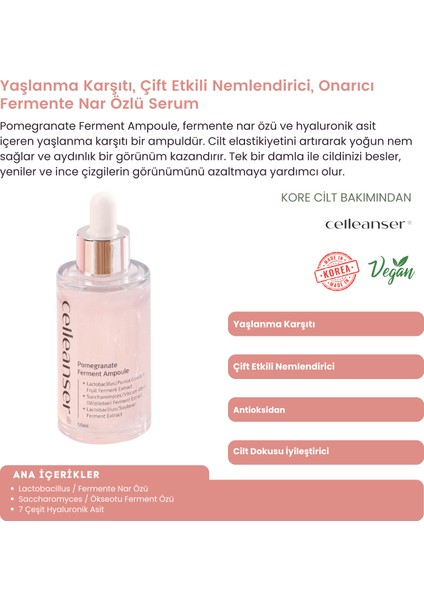 Çift Etkili Nemlendirici ve Nar Özlü Serum fiyatları