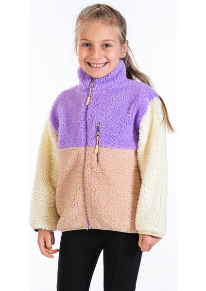 Kız Çocuk Fermuarlı Peluş Hırka