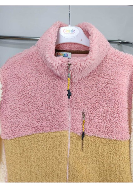 Kız Çocuk Fermuarlı Peluş Hırka modelleri