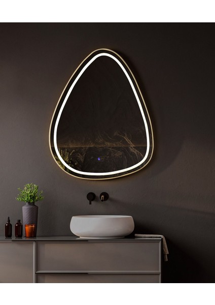 Hareket Sensörlü Ledli Dekoratif Banyo/salon ve Makyaj Aynası (Roma)