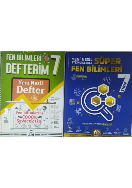 Model Eğitim Yayıncılık 7. Sınıf Süper Fen Bilimleri+Fenito Defterim