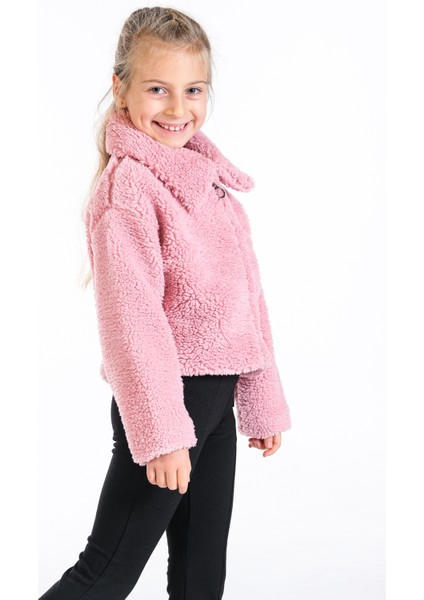 Anne Kız Kombin Peluş Fermuarlı Astarlı Crop Mont fiyatları