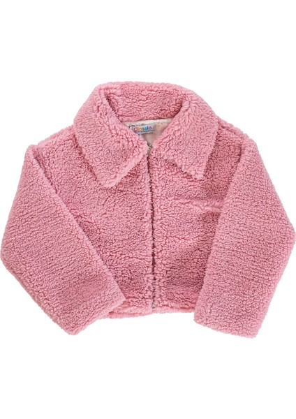 Anne Kız Kombin Peluş Fermuarlı Astarlı Crop Mont indirimleri