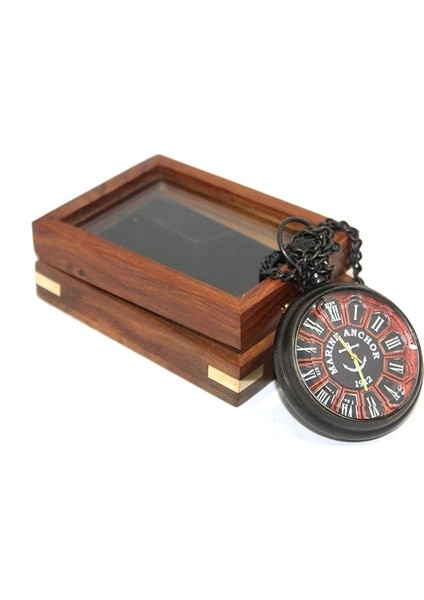 Buğz Ahşap Kutulu Köstekli Saat NI4341G