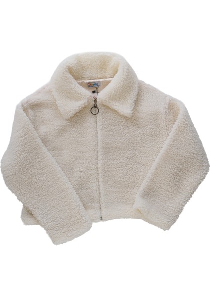 Anne Kız Kombin Peluş Fermuarlı Astarlı Crop Mont indirimleri