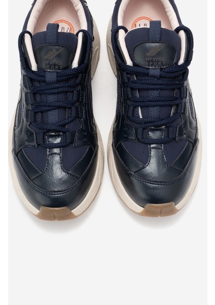 Letty Lacivert Baskı Scuba Kadın Spor Ayakkabı fiyatları