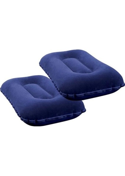 Çift Kişilik Şişme Yatak Pompa ve 2 Yastık Dahil Set 191 cm x 137 cm x 22 cm indirimleri