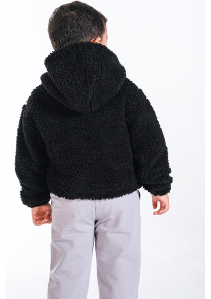 Erkek Çocuk Peluş Fermuarlı Astarlı Mont modelleri