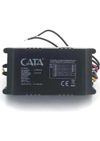 Buğz Eco Lounge Cata Ct 9154 4X1000 W 4 Lü Aydınlatma Kumandası fiyatları
