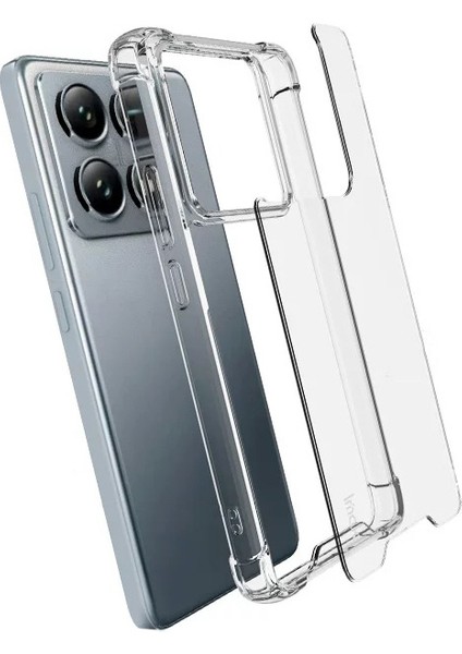 Xiaomi 14T Kılıf Zore Nitro Anti Shock Silikon Kılıf + Kamera Lens + Cam Ekran Koruyucu fırsatları