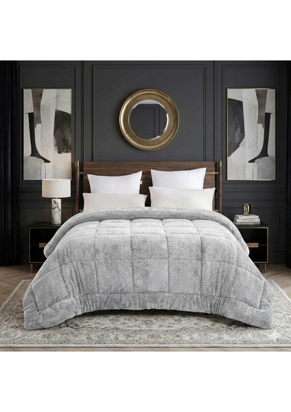 Peluş Yorgan Çift Kişilik 195X215 Çift Taraflı