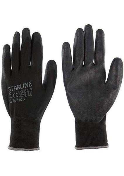 E-49-Ss Pu Genel Amaçlı Iş Eldiveni 48 Çift