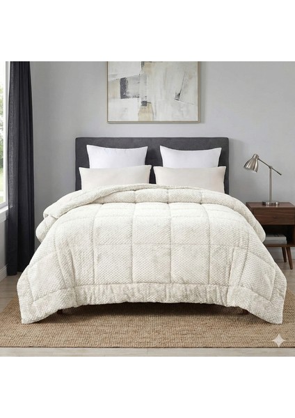 Peluş Yorgan Çift Kişilik 195X215 Çift Taraflı