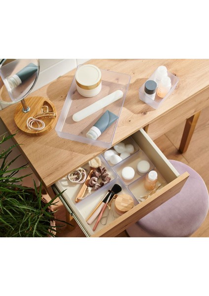 Gri Çekmece Düzenleyici Seti, Eşyalarınızı Düzenli ve Şık Saklama Çözümü