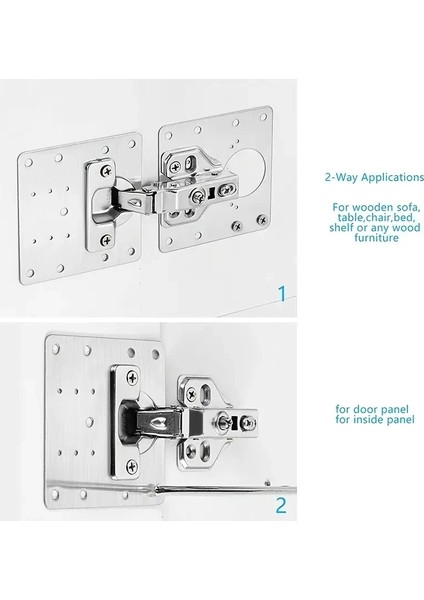 Buğz Paslanmaz Çelik Menteşe Onarım Plakası fiyatları