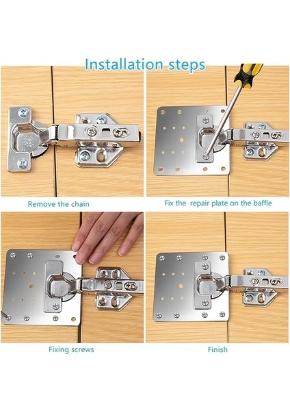 Buğz Paslanmaz Çelik Menteşe Onarım Plakası fırsatları