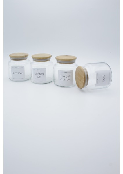 Bambu Kapaklı 500ML Temizlik ve Bakım Kavanozu, Doğal ve Şık Tasarım fırsatları