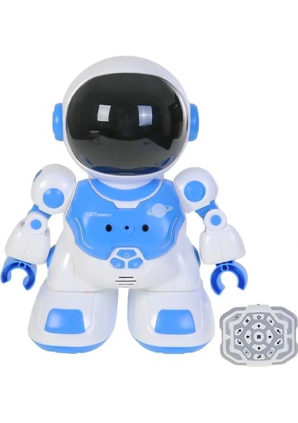 Uzaktan Kumandalı Akıllı Astronot Robot Işıklı Sesli Mavi DB05 fiyatları