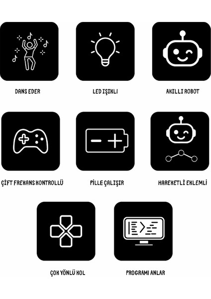 Uzaktan Kumandalı Akıllı Astronot Robot Işıklı Sesli Mavi DB05 modelleri