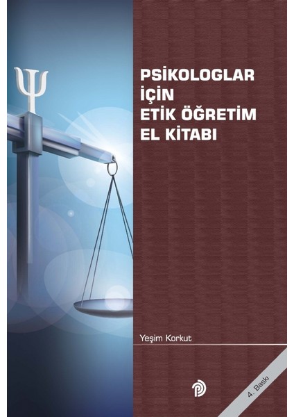 Psikologlar için Etik Öğretim El Kitabı