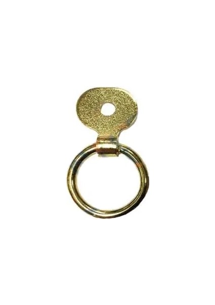 Buğz Halkalı Tablo, Çerçeve Askısı, Küçük, 15X28MM, Sarı - 100 Adet