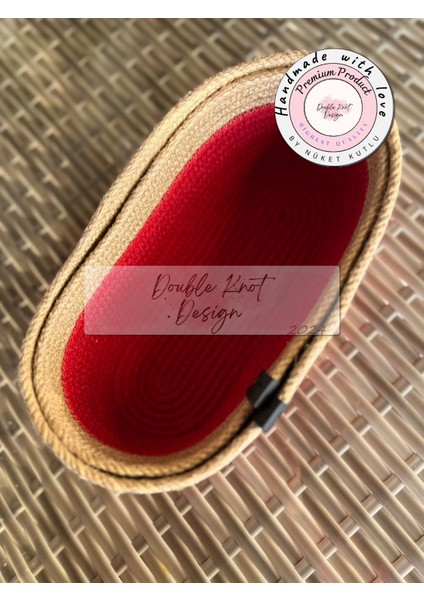 2li Oval Ekmek Sepeti / Organizer / Hasır Jüt Tress Sepet Hediyelik Supla Amerikan Servis Tamamlayıc fırsatları