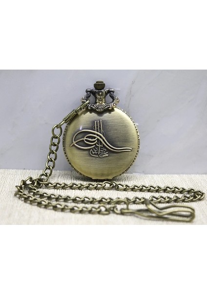 Buğz Osmanlı Tuğralı Köstekli Saat ALK3981