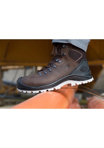 Garsport Trento Mid W3 S7S Fo Hro Sr Kahverengi Crazy Deri Waterproof Bot fiyatları