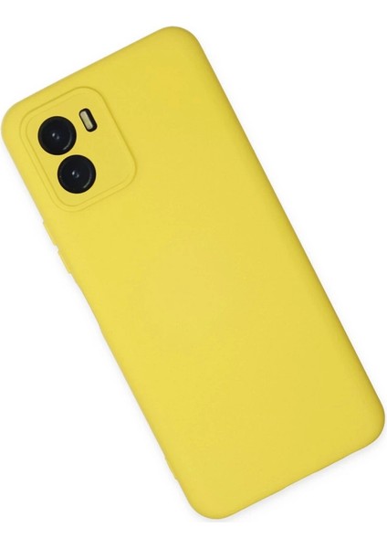 Buğz Vivo Y15S Kılıf Nano Içi Kadife Silikon - Sarı fiyatları