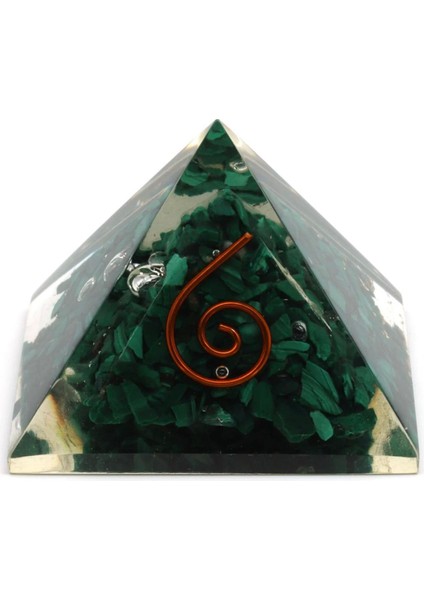 Malakit Taşından Orgonit Piramit 3.5x2.5 cm