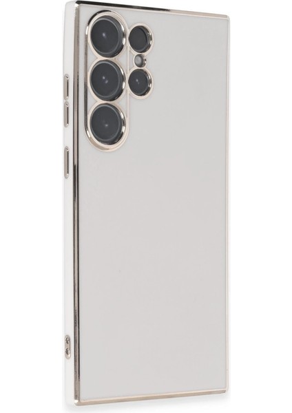 Buğz Samsung Galaxy S23 Ultra Kılıf Volet Silikon - Beyaz fiyatları