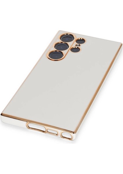 Buğz Samsung Galaxy S23 Ultra Kılıf Volet Silikon - Beyaz modelleri