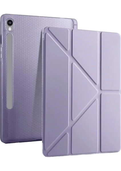 Buğz Samsung Galaxy Tab S10 Fe Plus 13.1 Kalemlikli Mars Tablet Kılıfı - Lila
