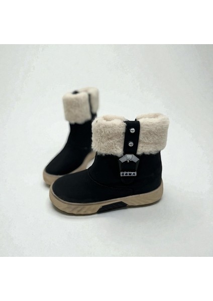 Kız Çocuk Günlük Rahat ve Konforlu Tüy Detaylı Bot