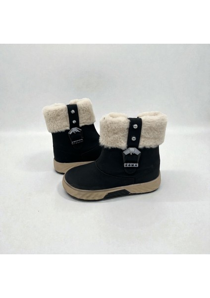 Kız Çocuk Günlük Rahat ve Konforlu Tüy Detaylı Bot modelleri