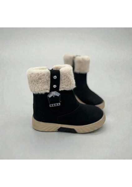 Kız Çocuk Günlük Rahat ve Konforlu Tüy Detaylı Bot fırsatları