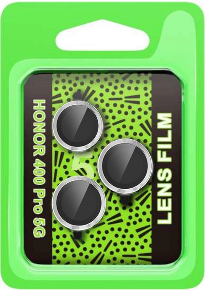 Buğz Huawei Honor 400 Pro 5g Raze Metal Kamera Lens - Gümüş