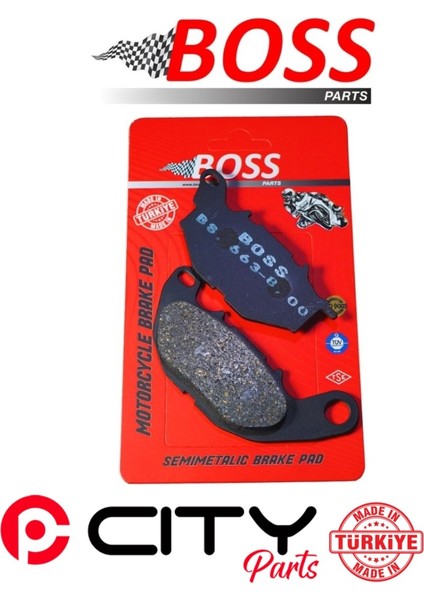 Yamaha MT25 / R25 2015-2022 Ön Fren Balatası Boss Sinterli CT1184