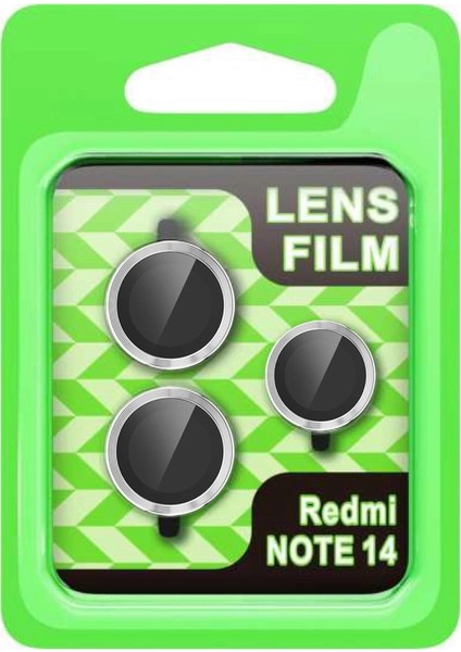 Buğz Xiaomi Note 14 5g Raze Metal Kamera Lens - Gümüş