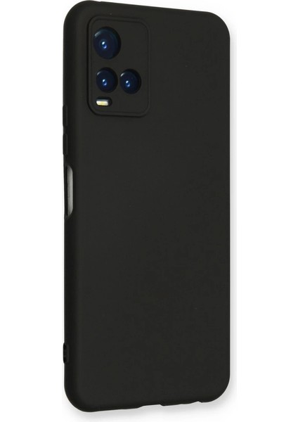 Buğz Vivo Y21S Kılıf Nano Içi Kadife Silikon - Siyah modelleri