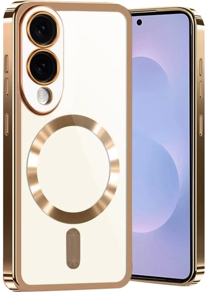 Buğz Samsung Galaxy S25 Edge Kross Magneticsafe Kapak - Çöl Titanyum