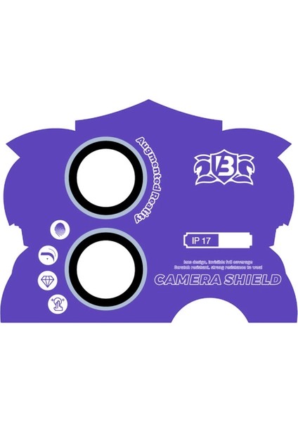 Buğz Apple Iphone 17 Bilvis Titan Kamera Lens - Açık Mavi fiyatları