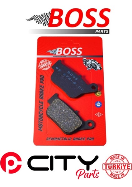 Yamaha X-Max 250 2014-2016 Arka Fren Balatası Boss Sinterli CT1267